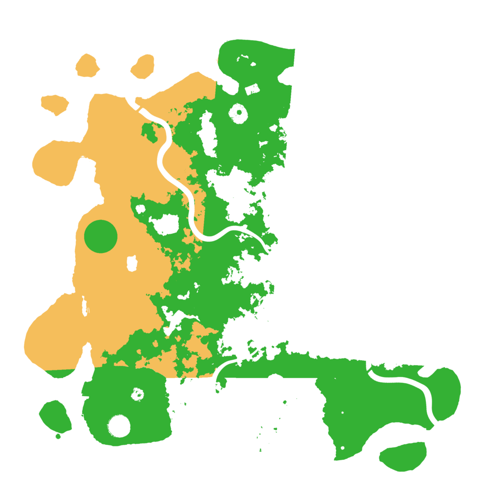 Biome Rust Map: Procedural Map, Size: 4000, Seed: 599698770
