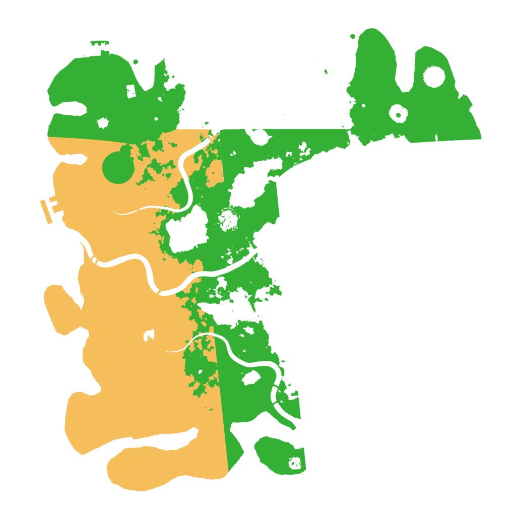 Biome Rust Map: Procedural Map, Size: 4250, Seed: 148867439