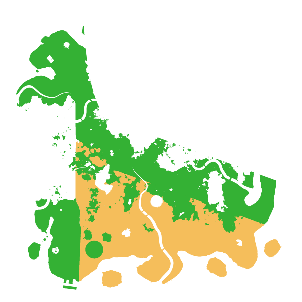 Biome Rust Map: Procedural Map, Size: 4500, Seed: 529023990