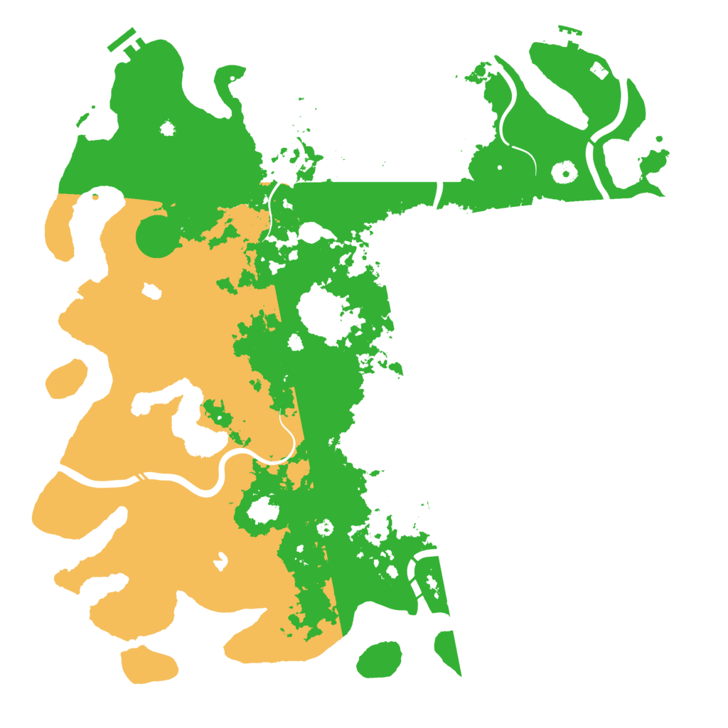 Biome Rust Map: Procedural Map, Size: 4500, Seed: 915483726