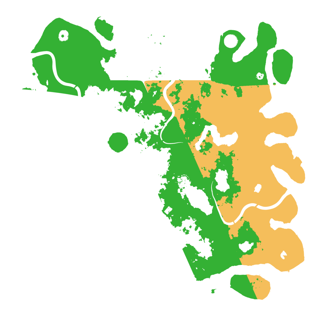 Biome Rust Map: Procedural Map, Size: 4500, Seed: 34415970