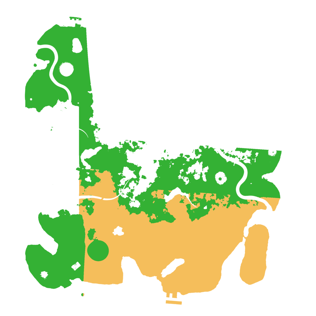 Biome Rust Map: Procedural Map, Size: 4000, Seed: 2032549288