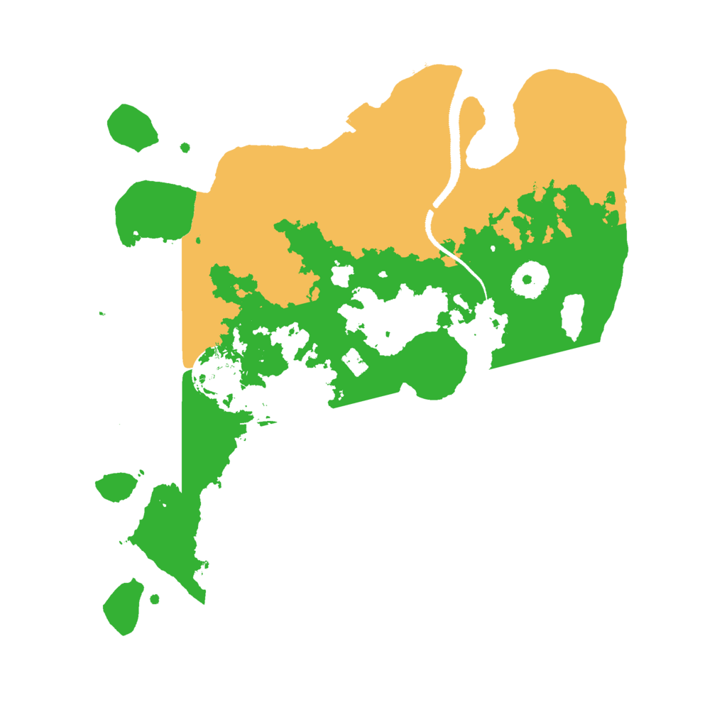 Biome Rust Map: Procedural Map, Size: 3000, Seed: 1166581144