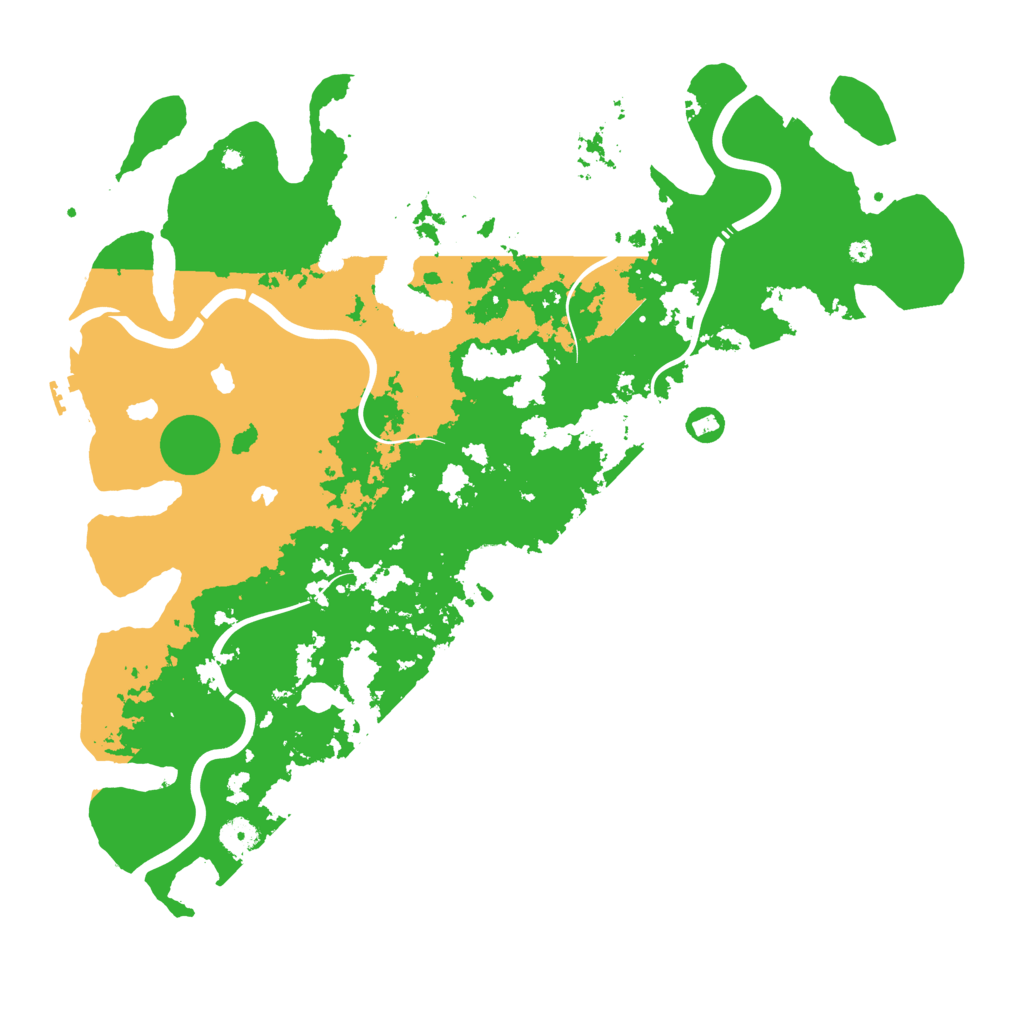 Biome Rust Map: Procedural Map, Size: 4500, Seed: 1849669615
