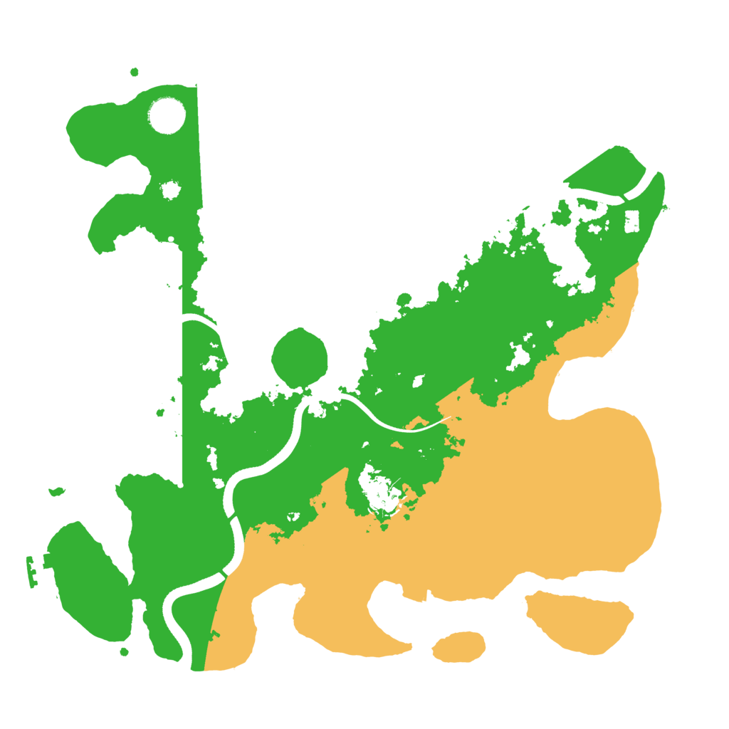 Biome Rust Map: Procedural Map, Size: 3500, Seed: 1890575827