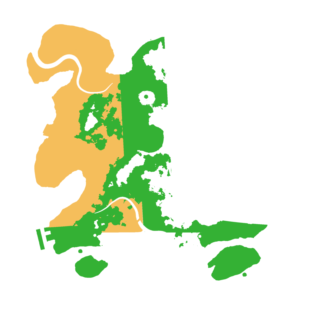 Biome Rust Map: Procedural Map, Size: 3000, Seed: 1943954443