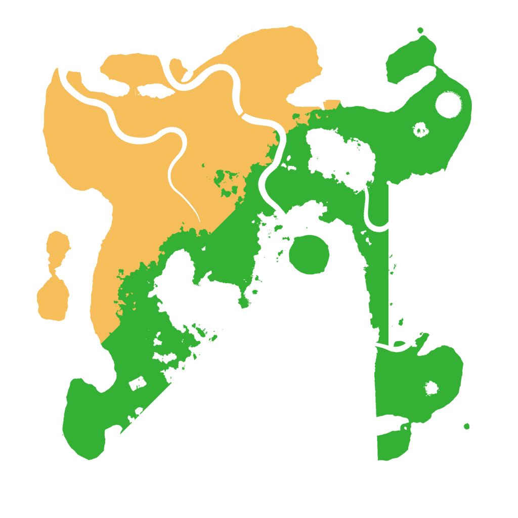 Biome Rust Map: Procedural Map, Size: 3500, Seed: 8721534
