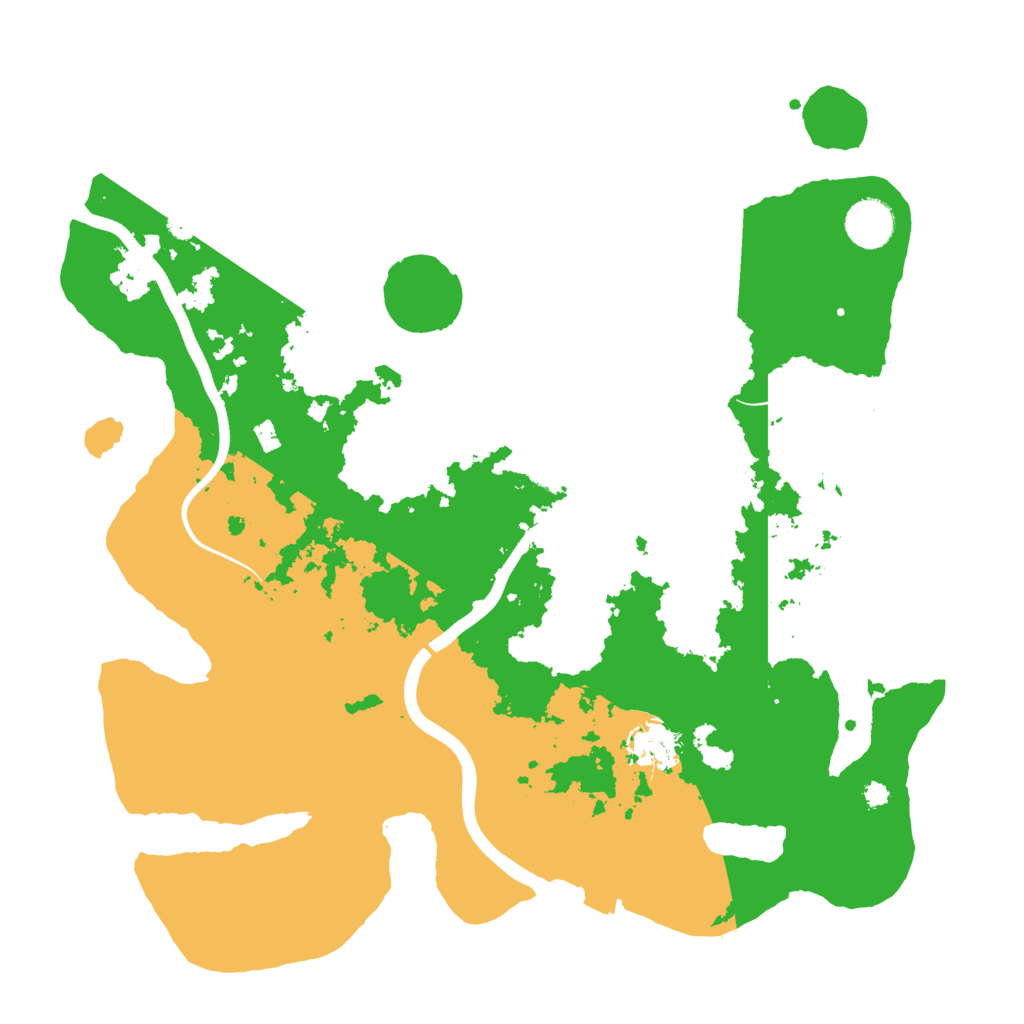 Biome Rust Map: Procedural Map, Size: 3700, Seed: 1394539413