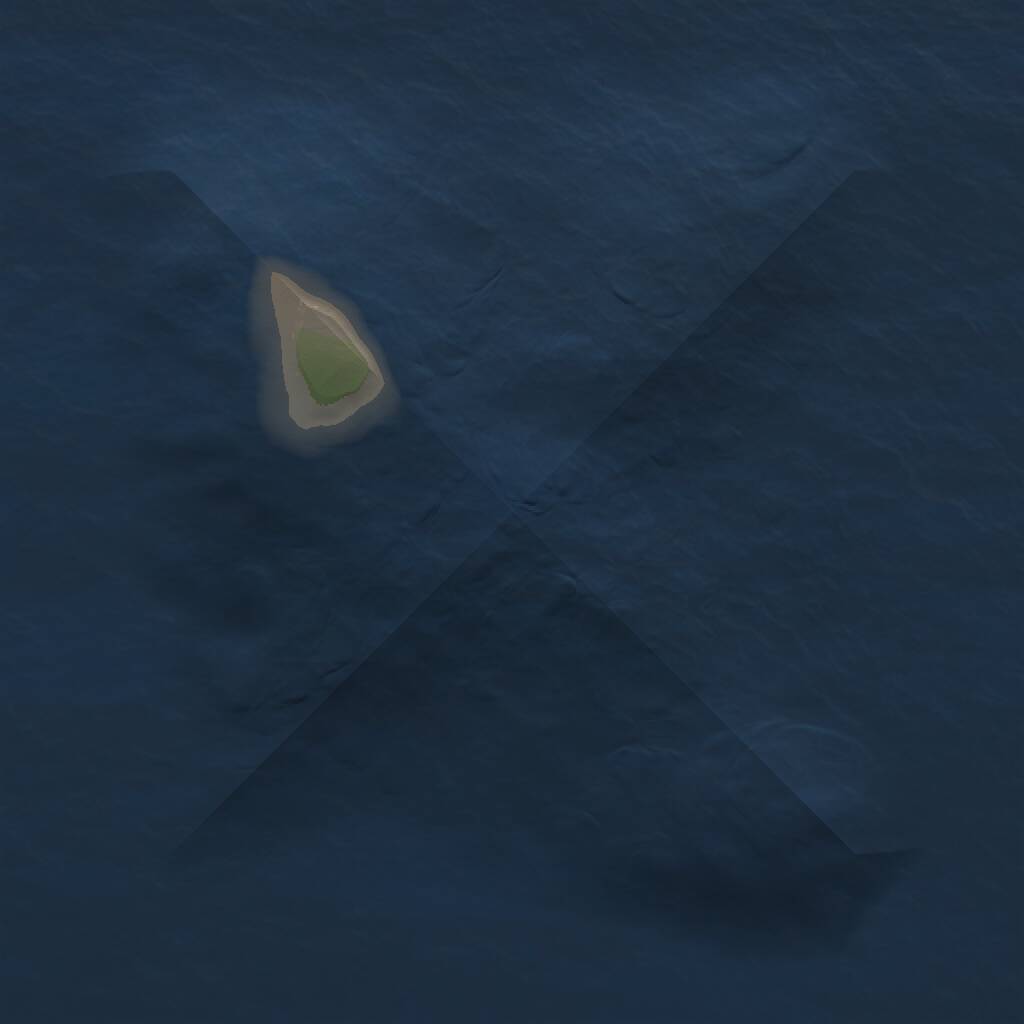 Rust Map: Procedural Map, Size: 1000, Seed: 1860914425, 1 Monuments
