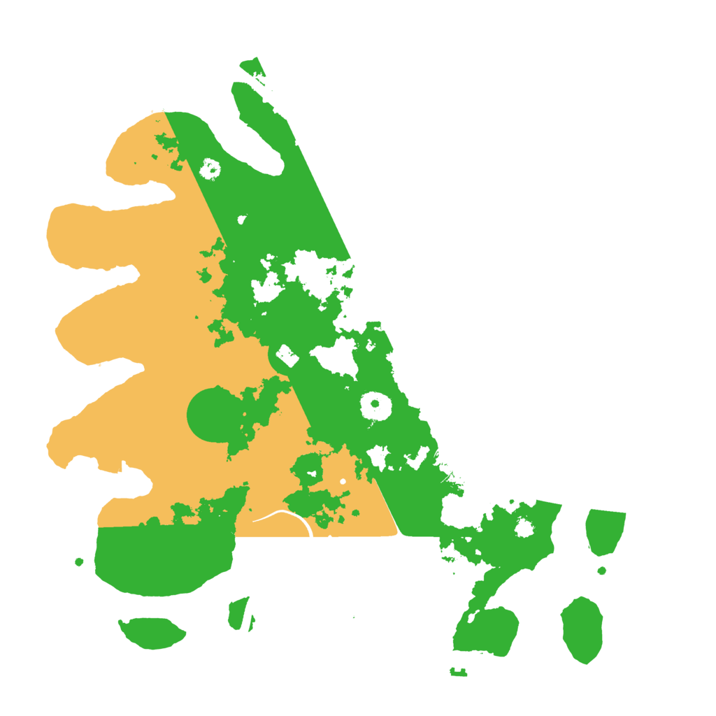 Biome Rust Map: Procedural Map, Size: 3500, Seed: 24234