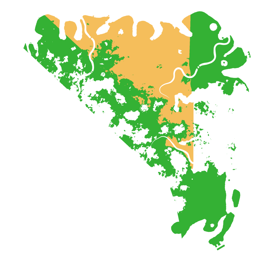 Biome Rust Map: Procedural Map, Size: 6000, Seed: 243838573