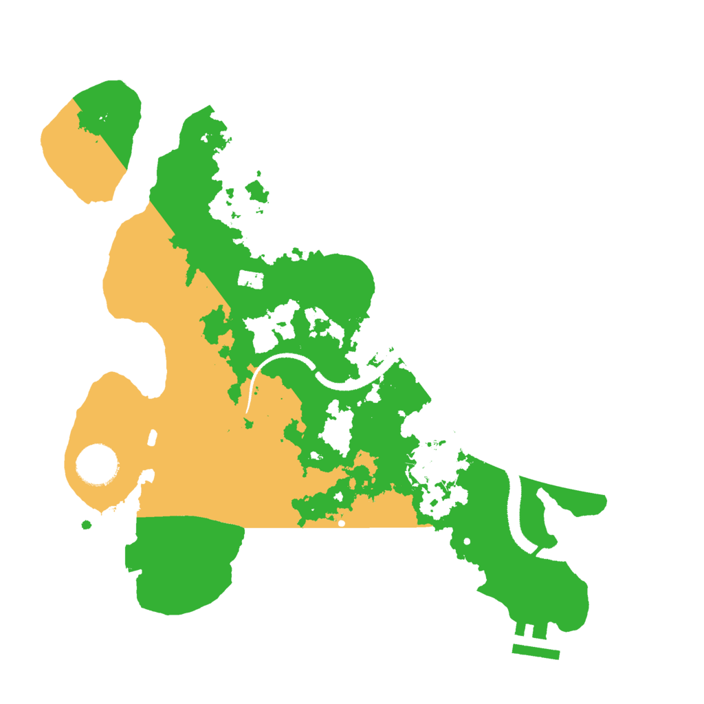 Biome Rust Map: Procedural Map, Size: 3000, Seed: 79840528