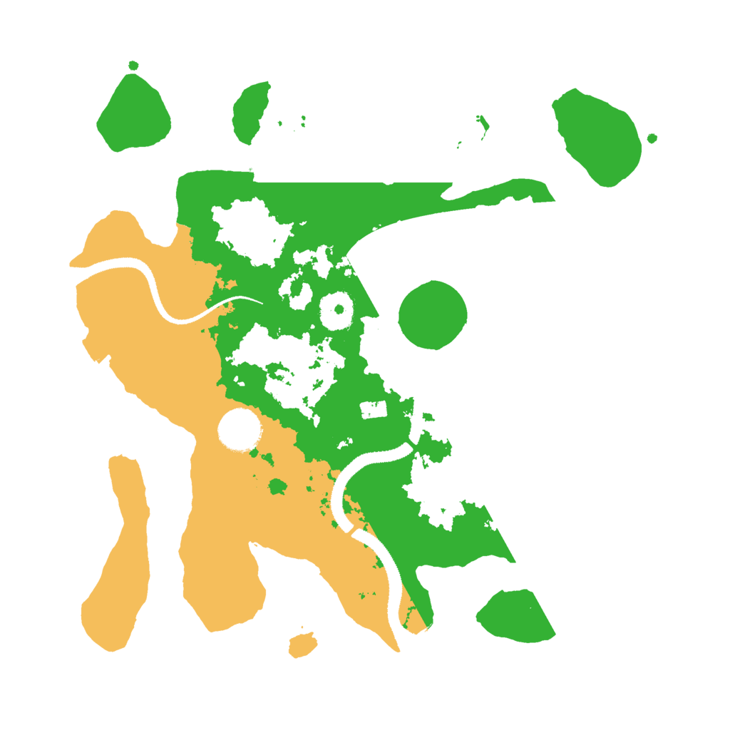 Biome Rust Map: Procedural Map, Size: 3000, Seed: 245578285