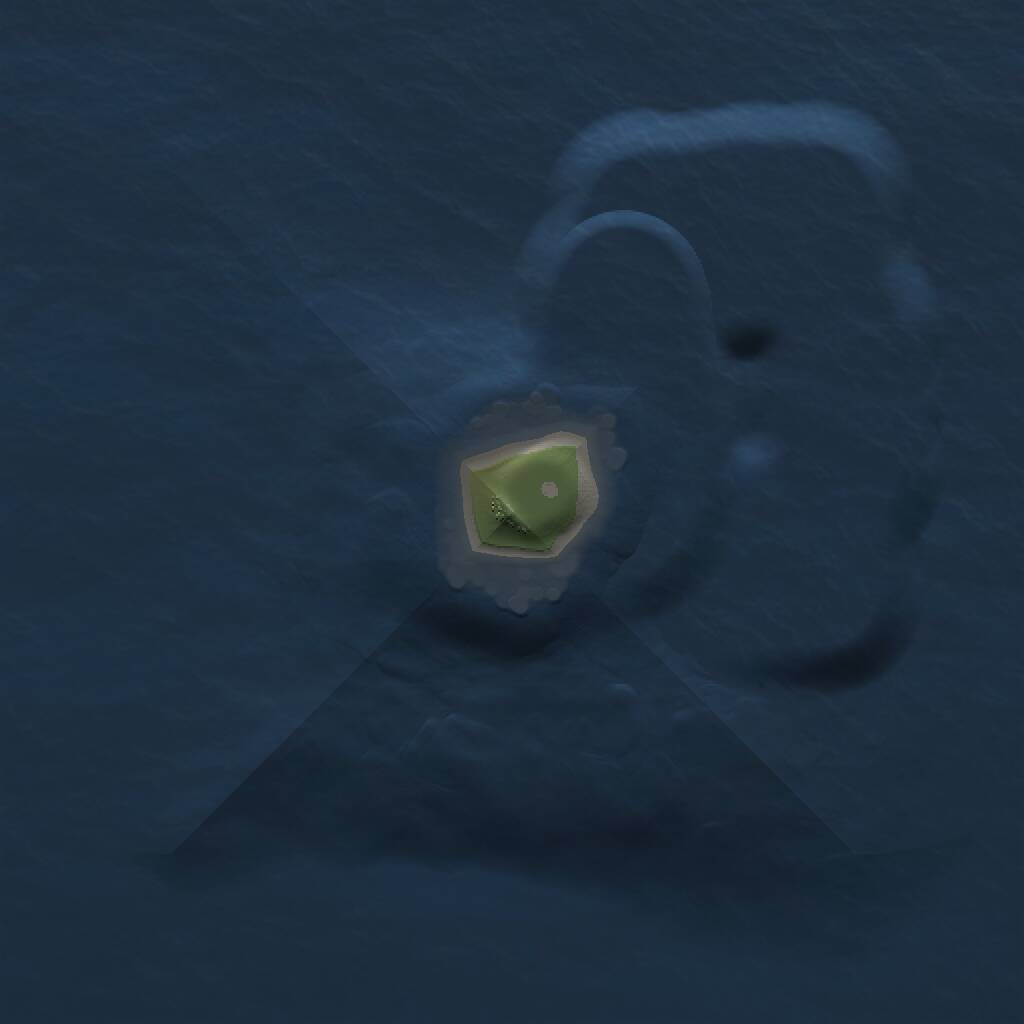 Rust Map: Procedural Map, Size: 1000, Seed: 308946374, 1 Monuments