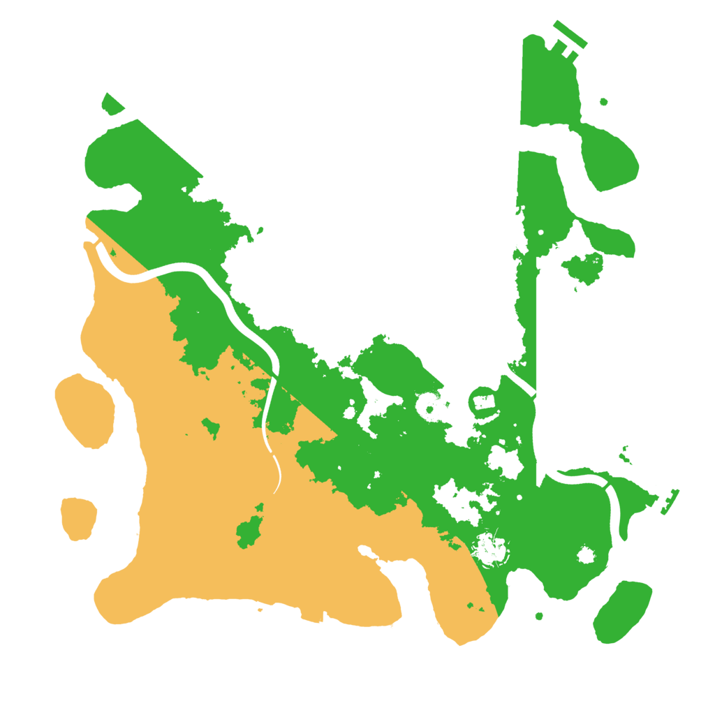 Biome Rust Map: Procedural Map, Size: 3750, Seed: 1233957686