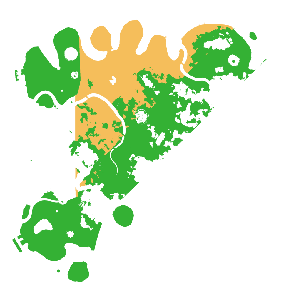 Biome Rust Map: Procedural Map, Size: 4000, Seed: 13374000