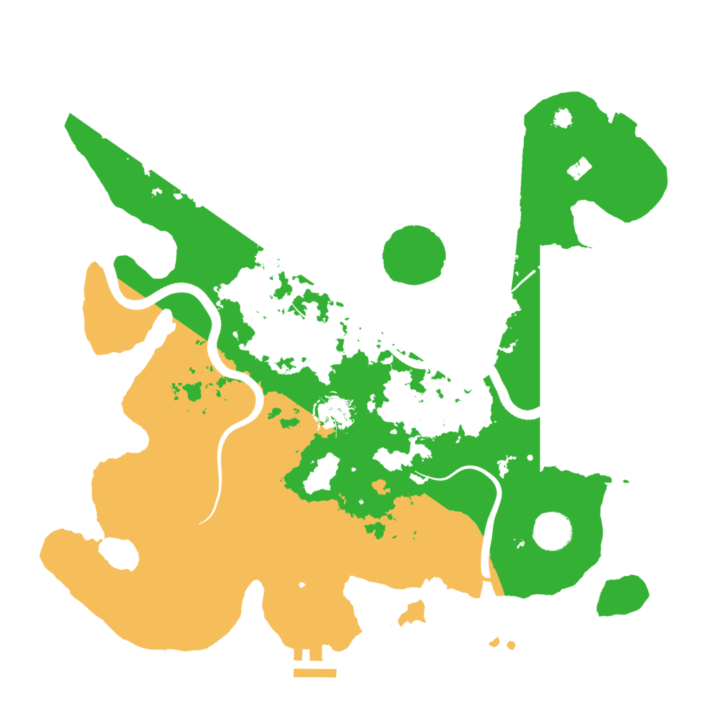 Biome Rust Map: Procedural Map, Size: 3400, Seed: 673636