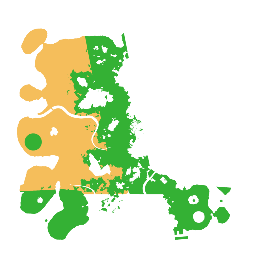 Biome Rust Map: Procedural Map, Size: 4000, Seed: 52313