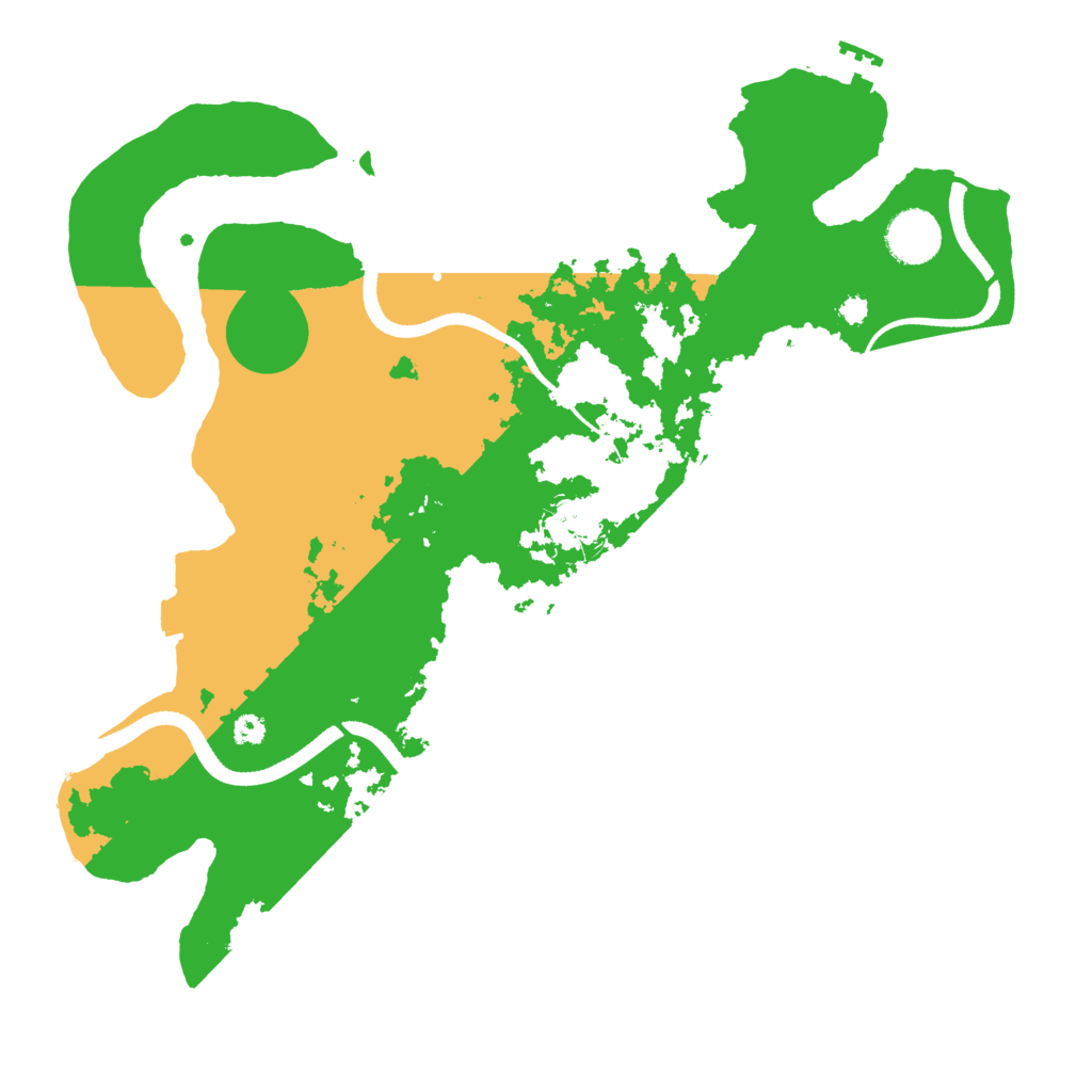 Biome Rust Map: Procedural Map, Size: 3500, Seed: 937490638