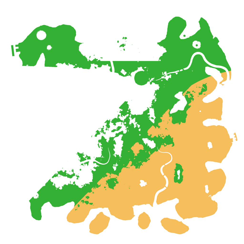 Biome Rust Map: Procedural Map, Size: 4500, Seed: 1161195627
