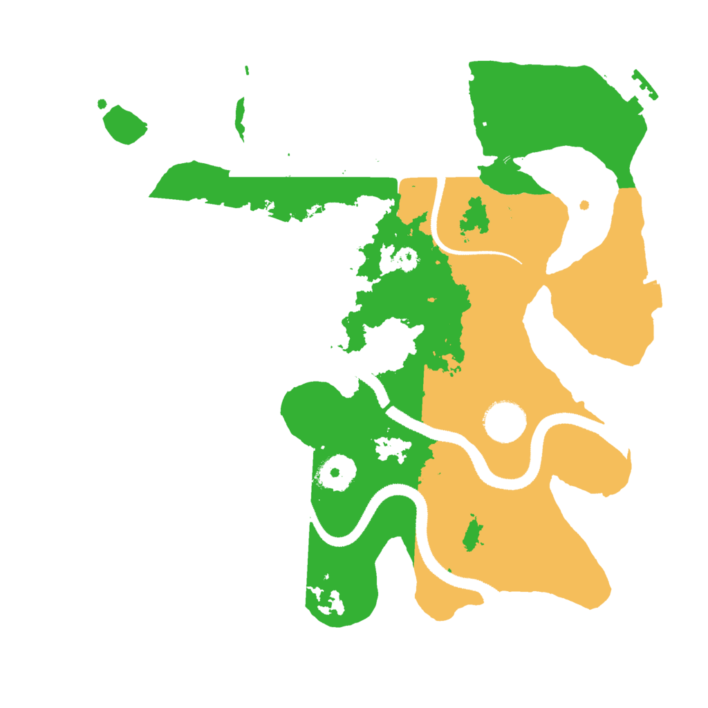 Biome Rust Map: Procedural Map, Size: 3000, Seed: 804782