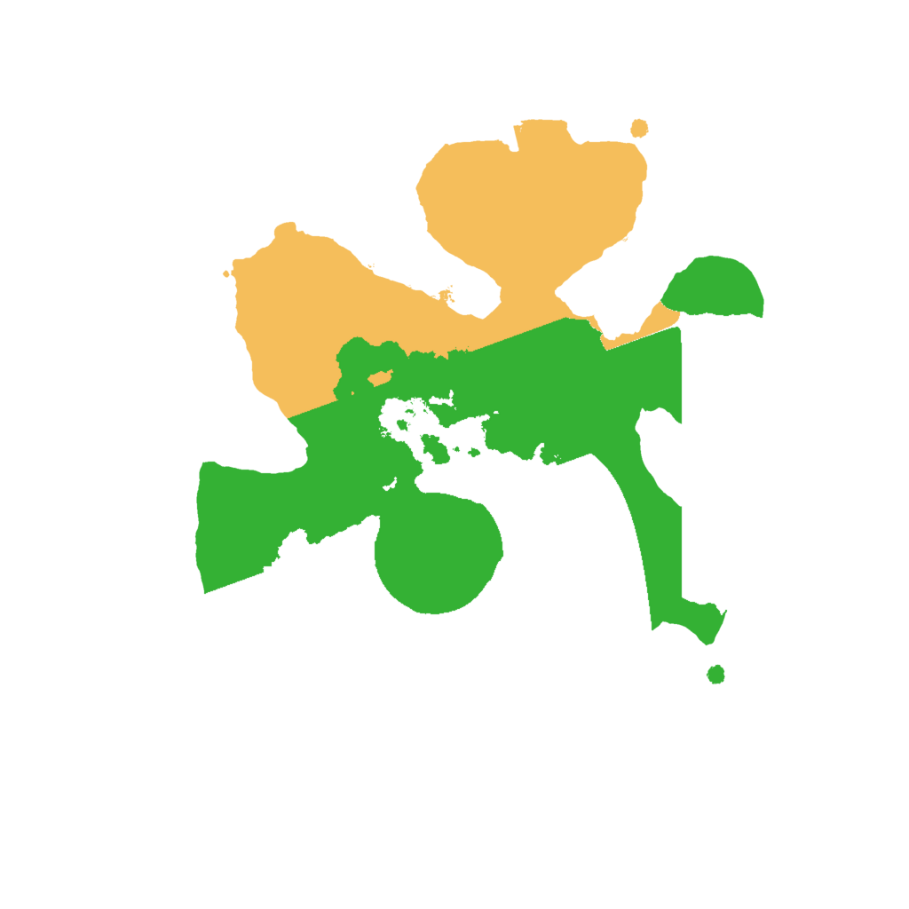 Biome Rust Map: Procedural Map, Size: 2000, Seed: 47407379