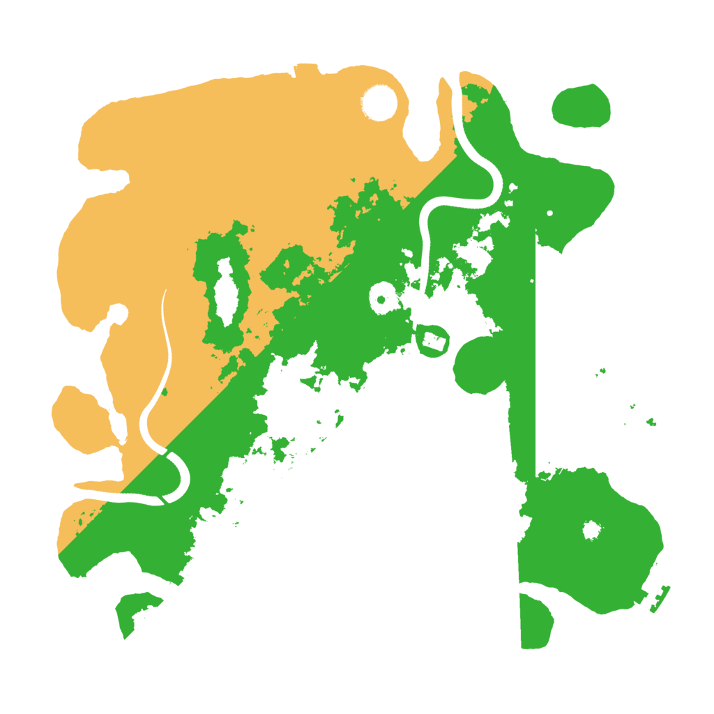 Biome Rust Map: Procedural Map, Size: 3500, Seed: 370724638