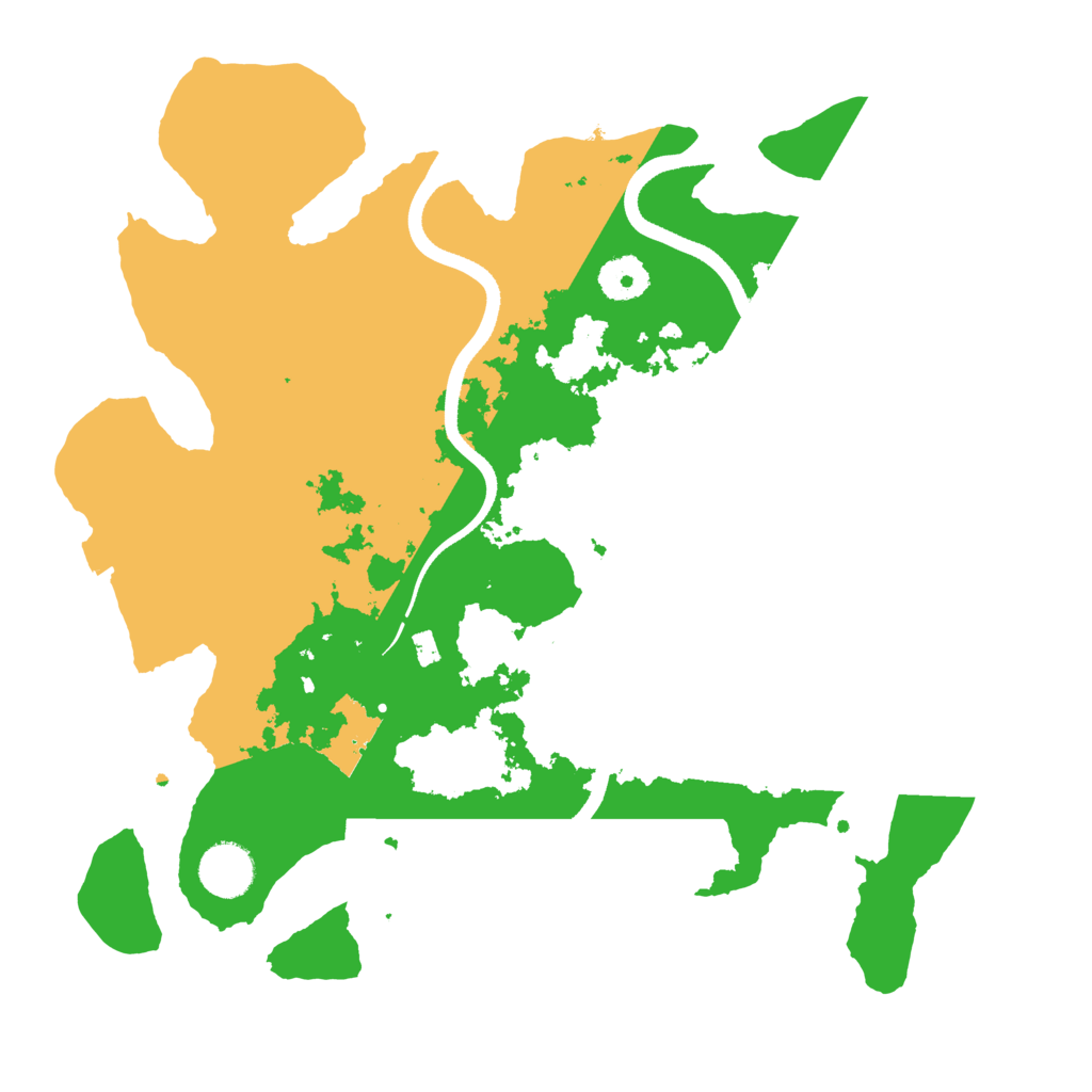 Biome Rust Map: Procedural Map, Size: 3500, Seed: 2029527108