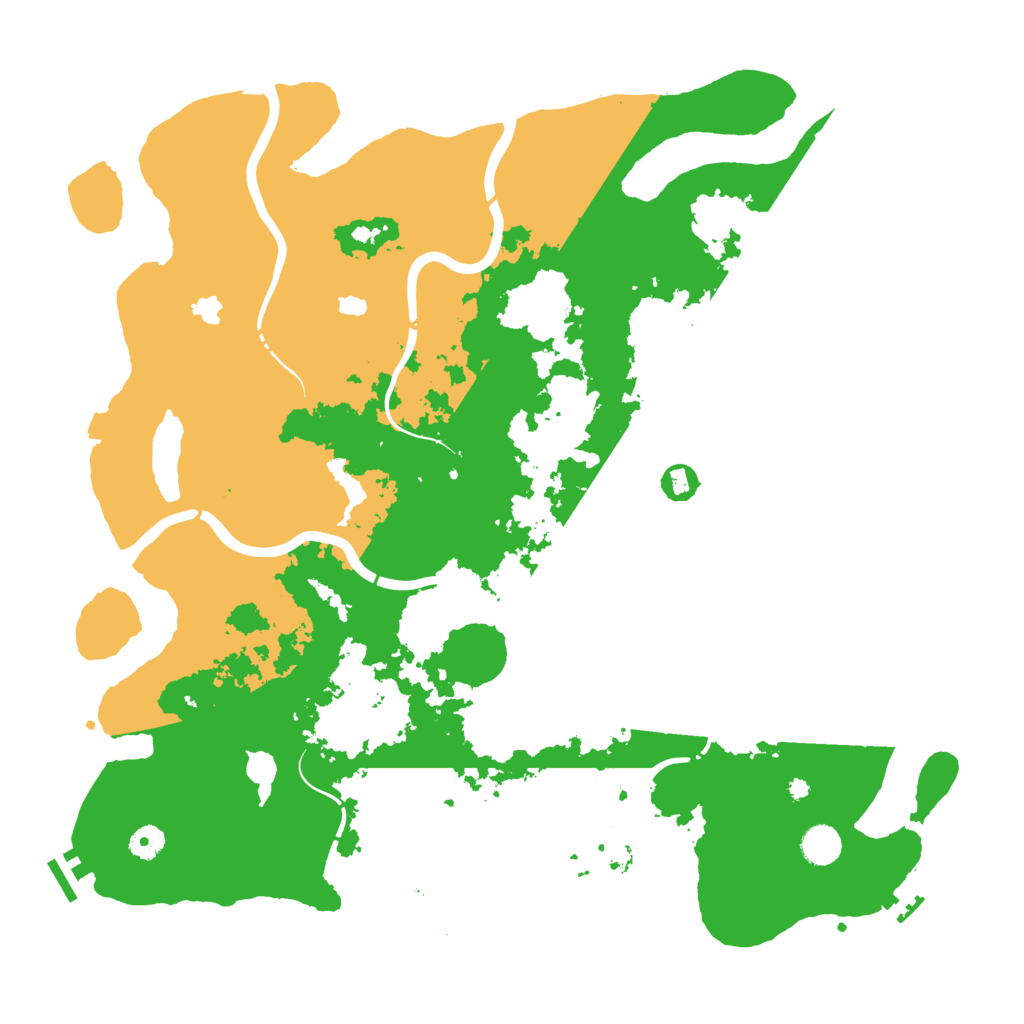 Biome Rust Map: Procedural Map, Size: 4500, Seed: 878