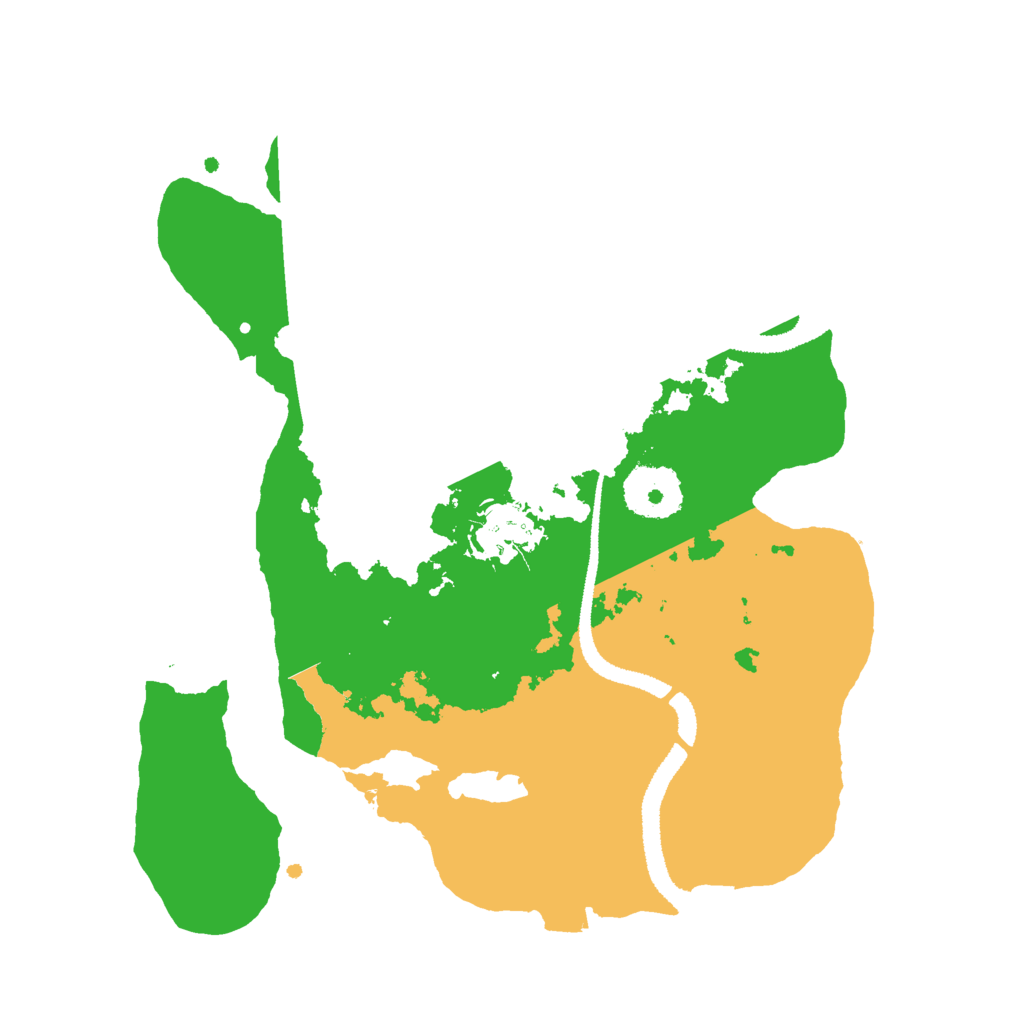 Biome Rust Map: Procedural Map, Size: 2750, Seed: 4884