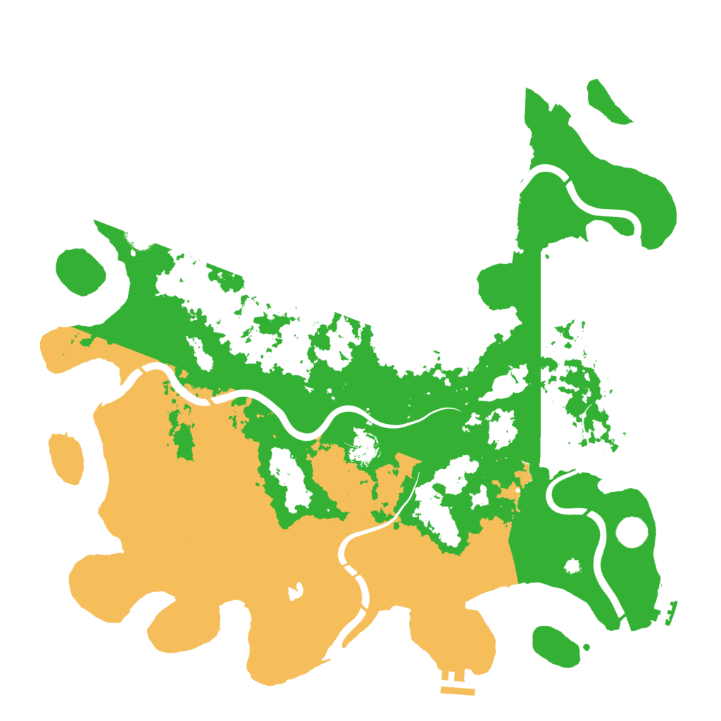 Biome Rust Map: Procedural Map, Size: 4250, Seed: 11026
