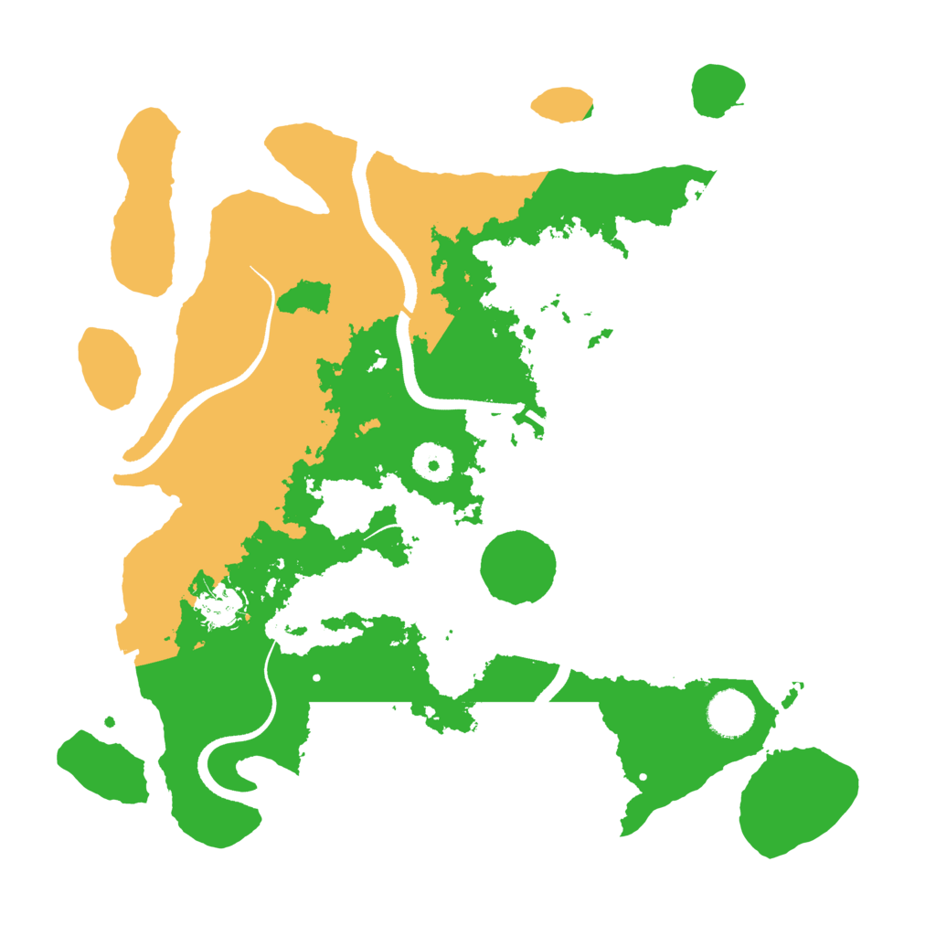 Biome Rust Map: Procedural Map, Size: 3500, Seed: 963817082