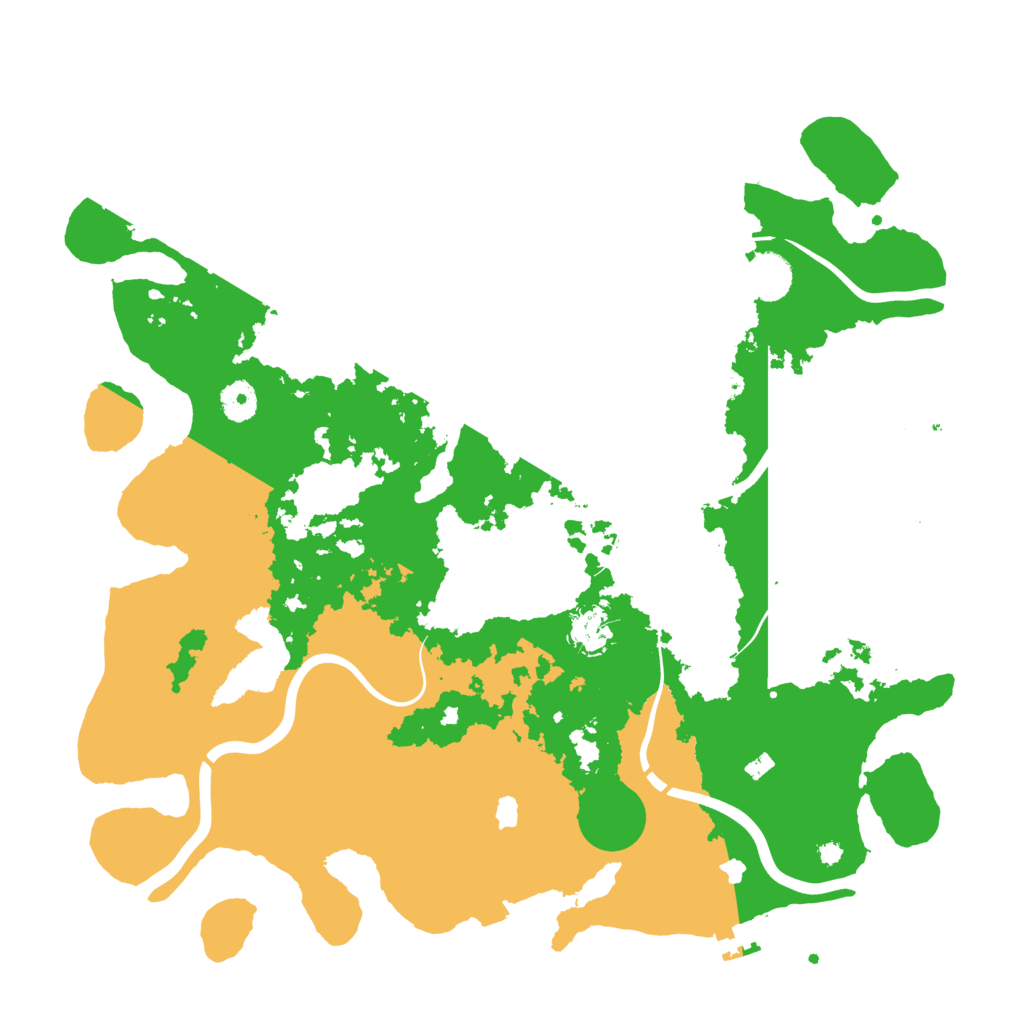 Biome Rust Map: Procedural Map, Size: 4000, Seed: 160070