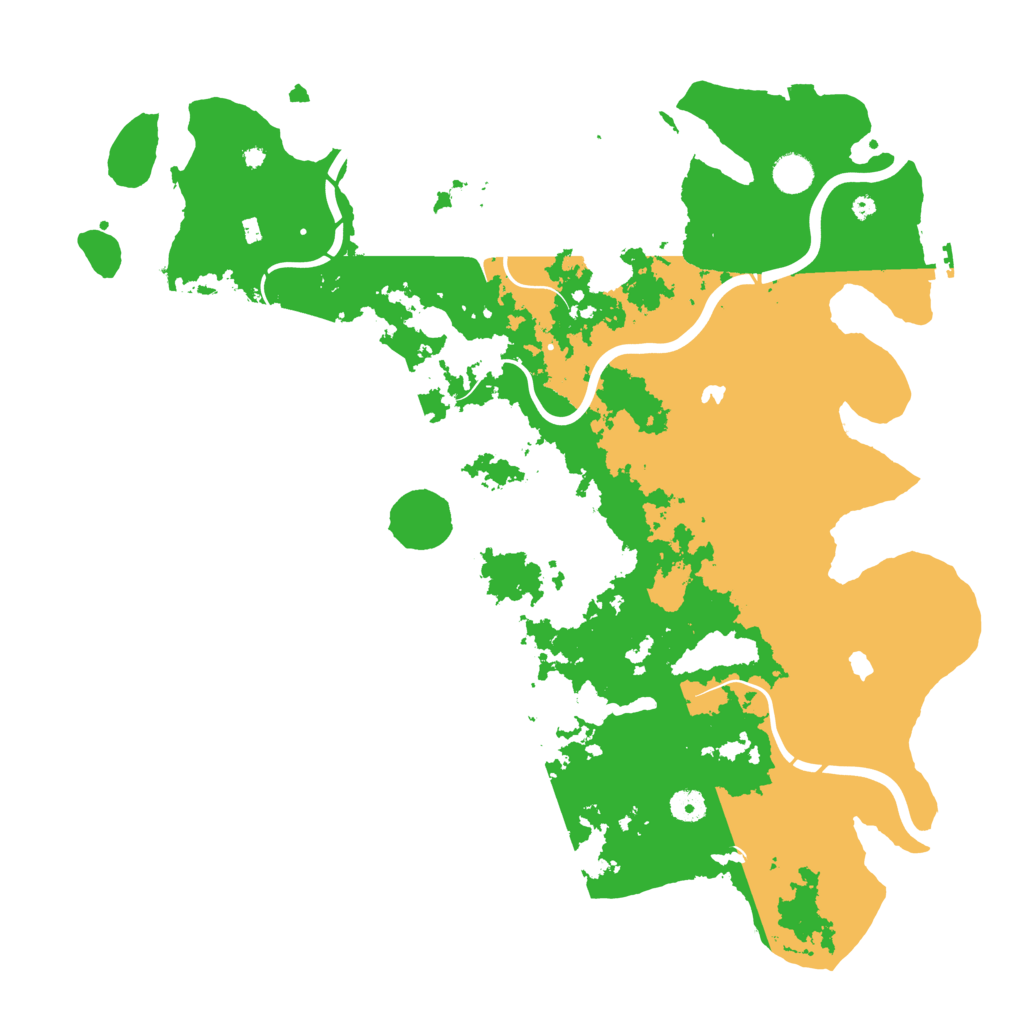 Biome Rust Map: Procedural Map, Size: 4500, Seed: 1398199215