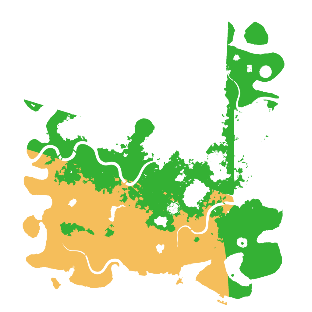 Biome Rust Map: Procedural Map, Size: 4500, Seed: 2086307385