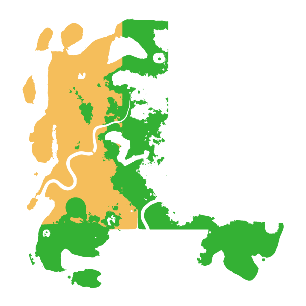 Biome Rust Map: Procedural Map, Size: 4000, Seed: 23385