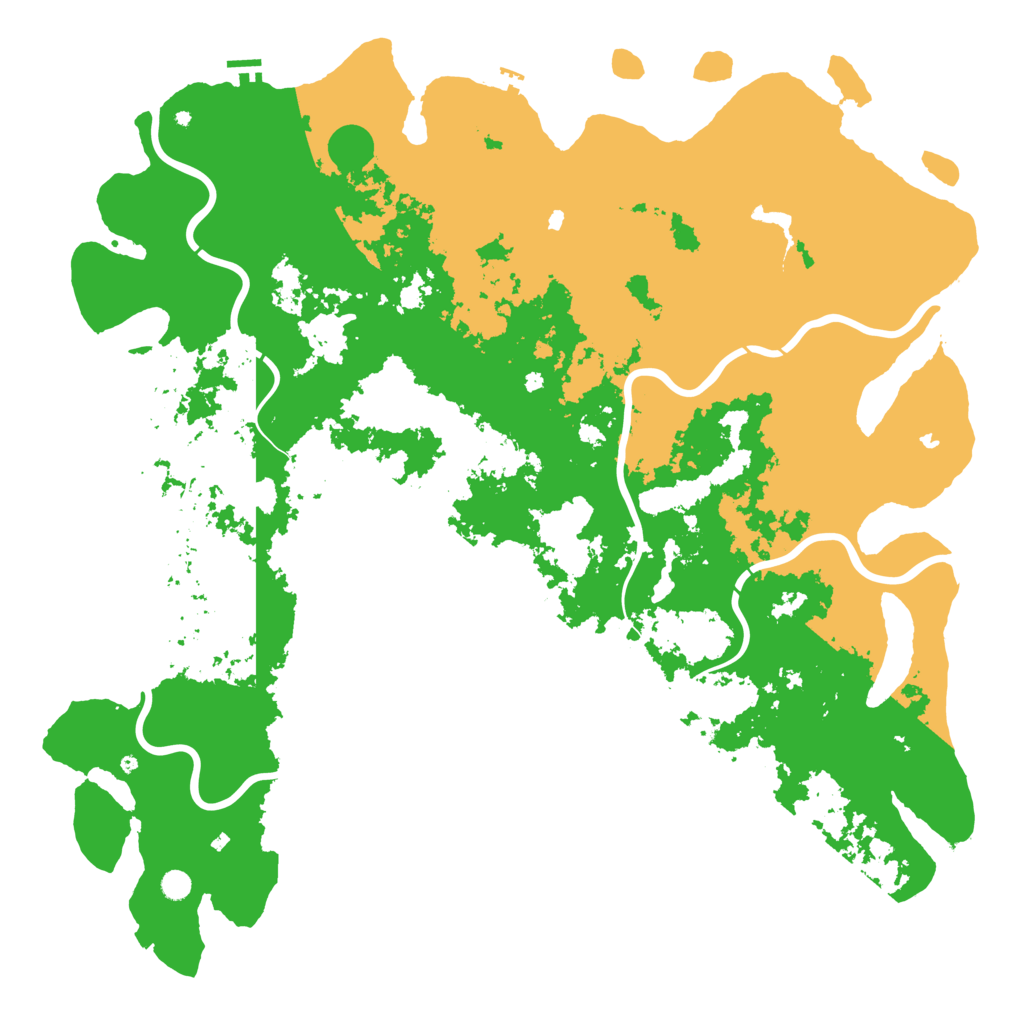 Biome Rust Map: Procedural Map, Size: 6000, Seed: 7000000