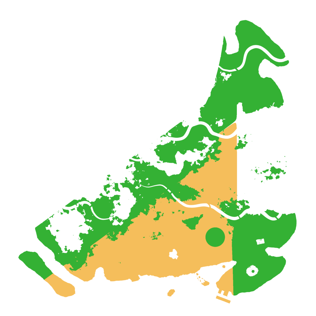 Biome Rust Map: Procedural Map, Size: 4300, Seed: 1430275772