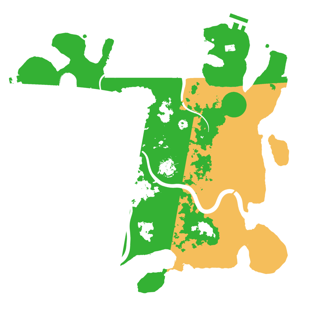 Biome Rust Map: Procedural Map, Size: 3300, Seed: 396580242