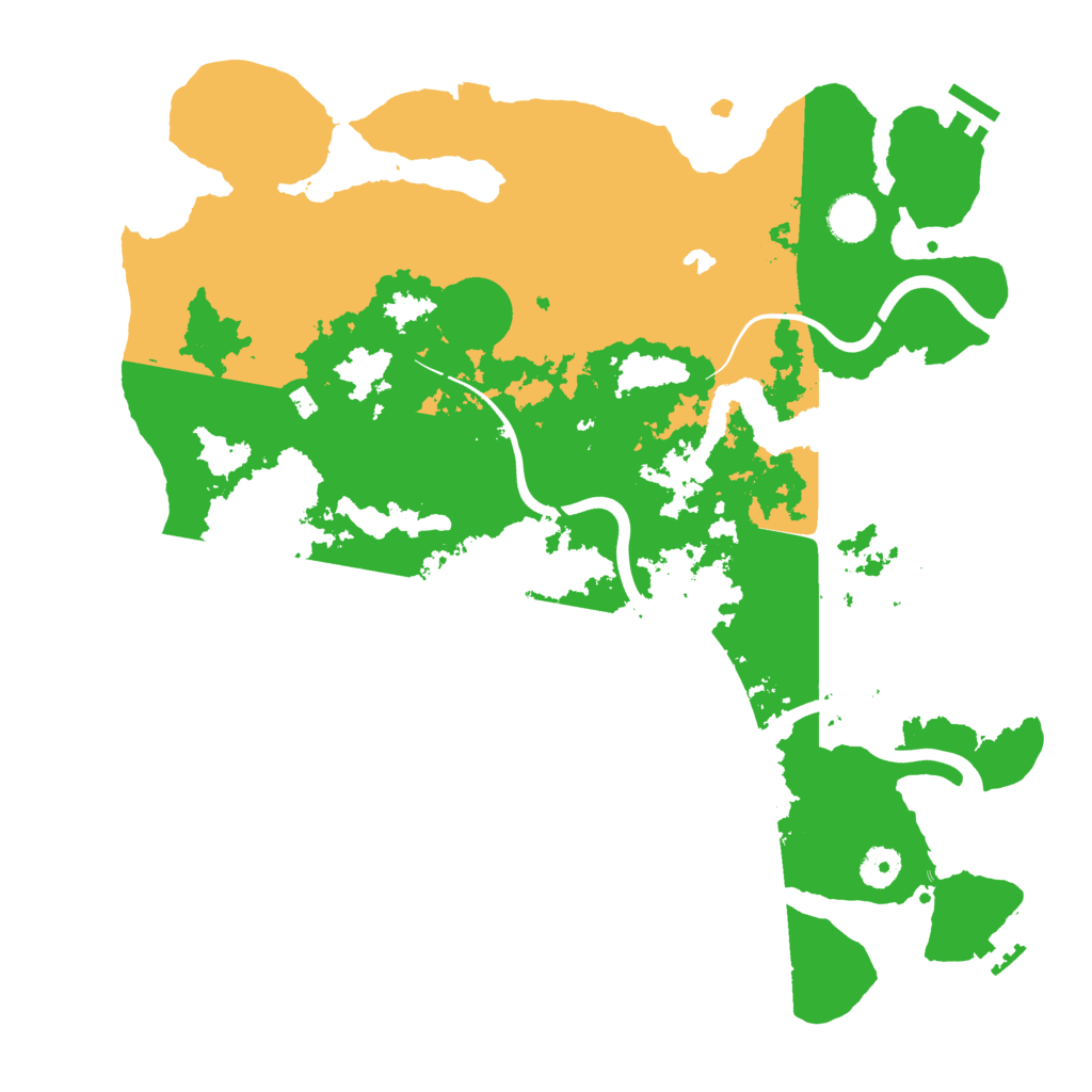 Biome Rust Map: Procedural Map, Size: 4000, Seed: 23518