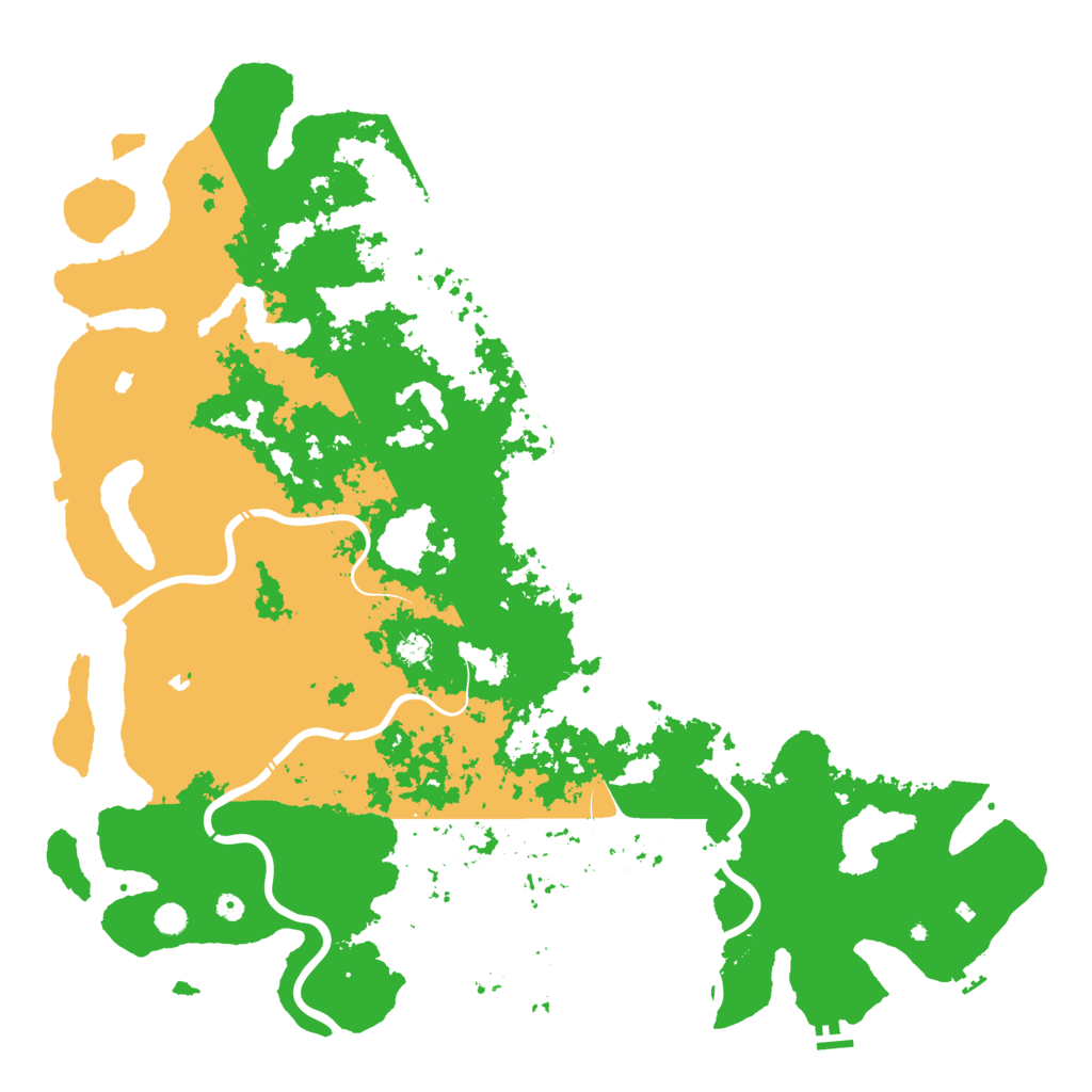 Biome Rust Map: Procedural Map, Size: 6000, Seed: 250155639