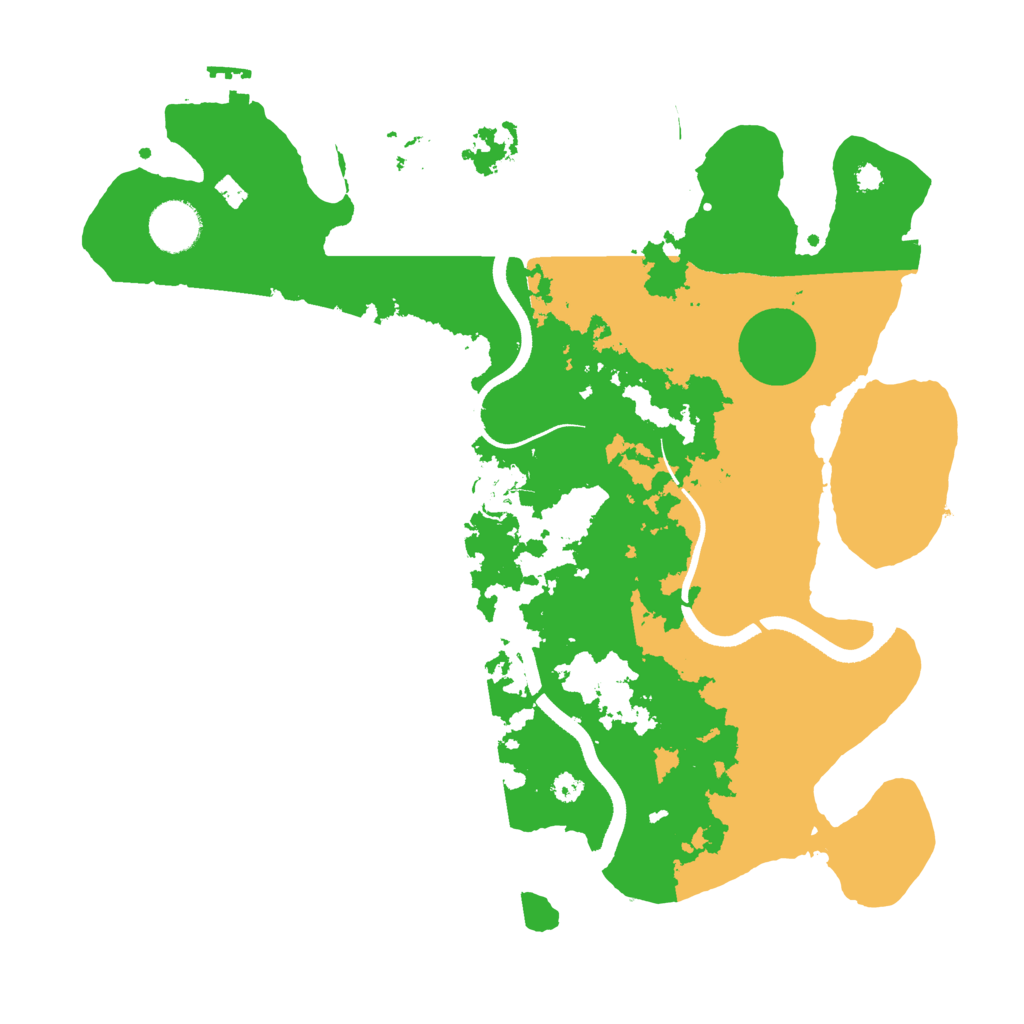 Biome Rust Map: Procedural Map, Size: 3500, Seed: 3267820