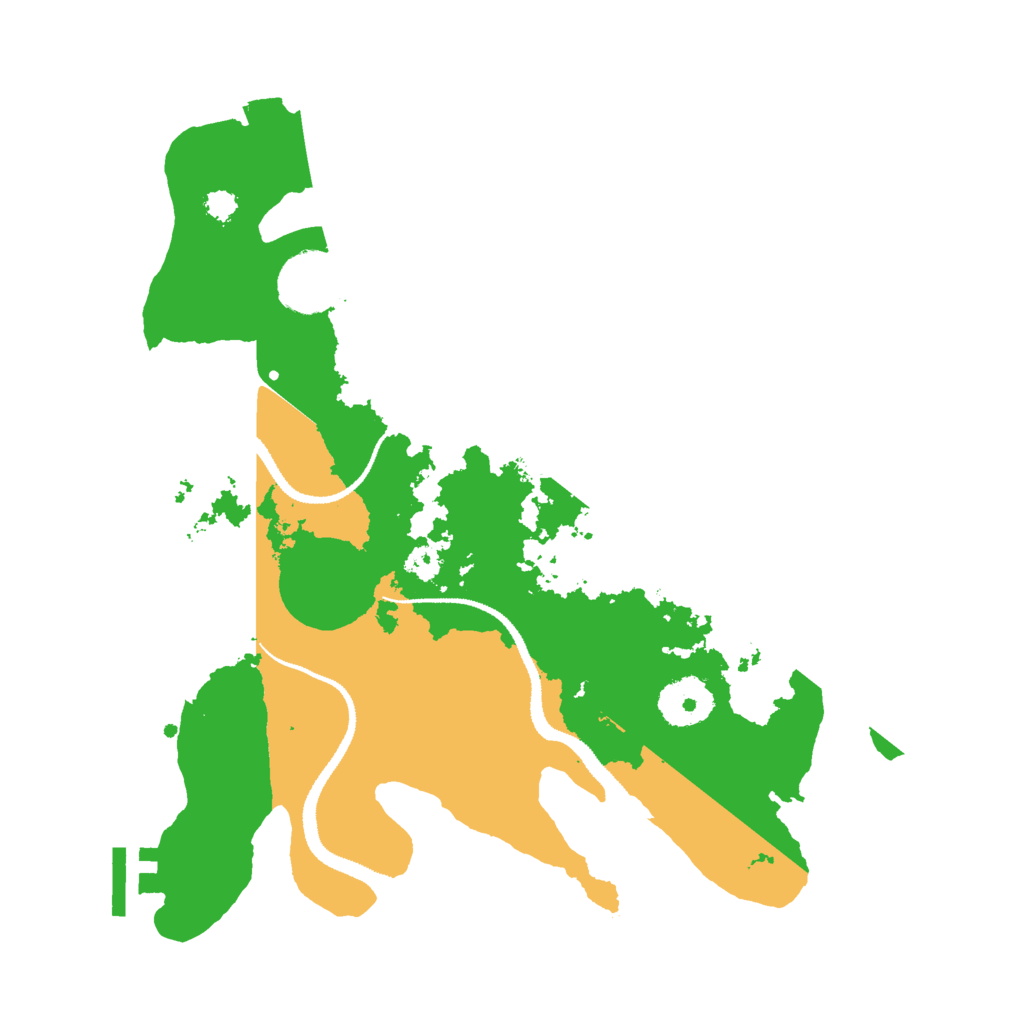 Biome Rust Map: Procedural Map, Size: 3000, Seed: 792689205
