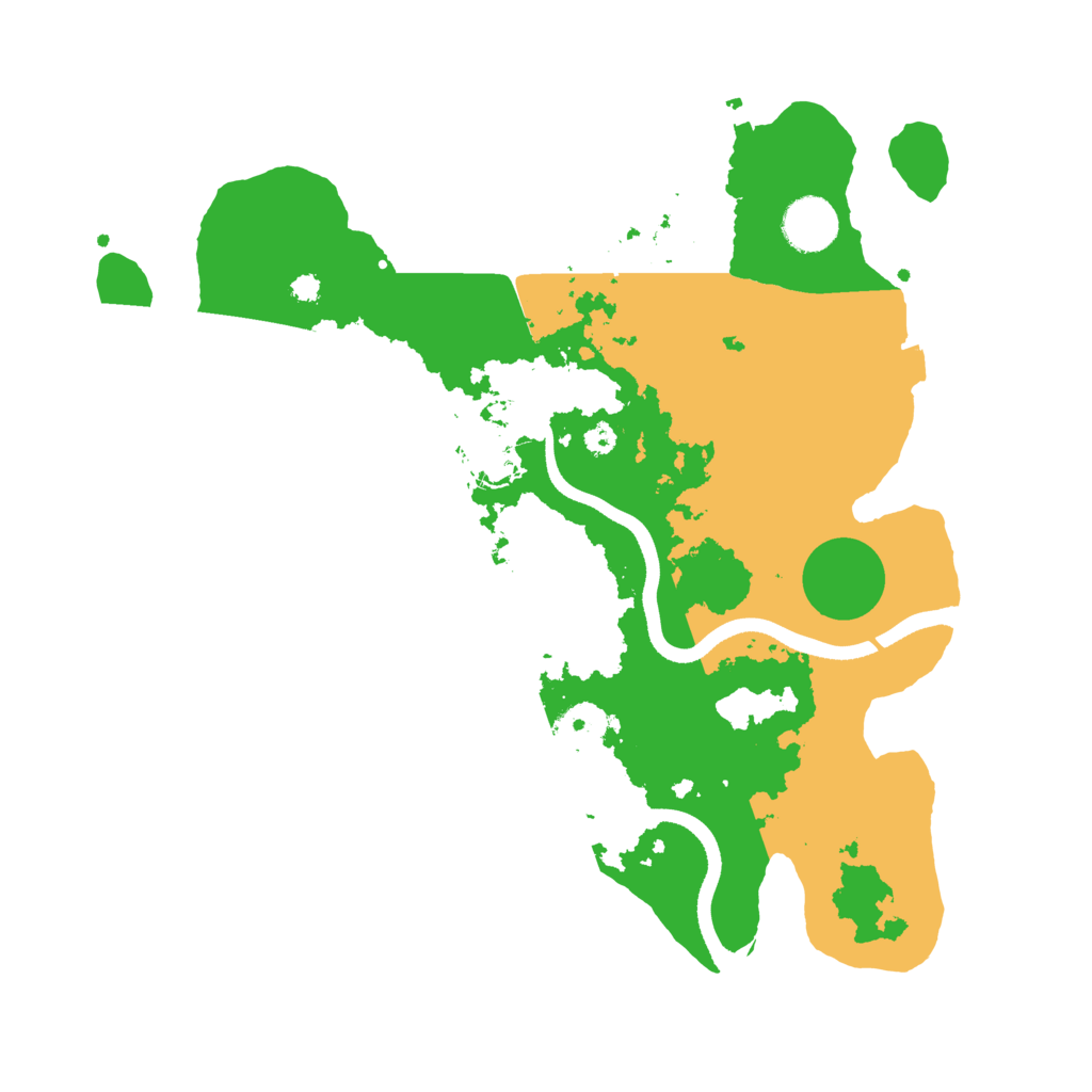 Biome Rust Map: Procedural Map, Size: 3500, Seed: 1060414592