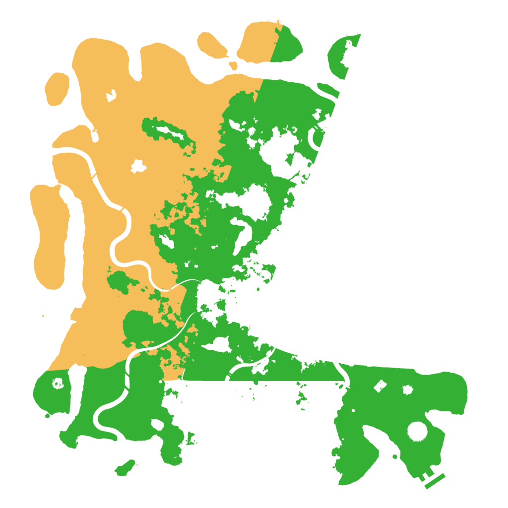 Biome Rust Map: Procedural Map, Size: 4500, Seed: 286493788