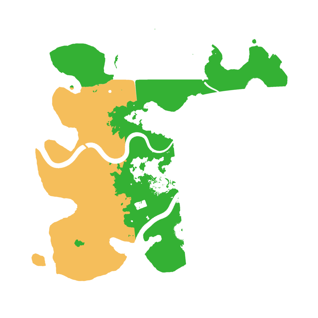 Biome Rust Map: Procedural Map, Size: 3000, Seed: 215887474
