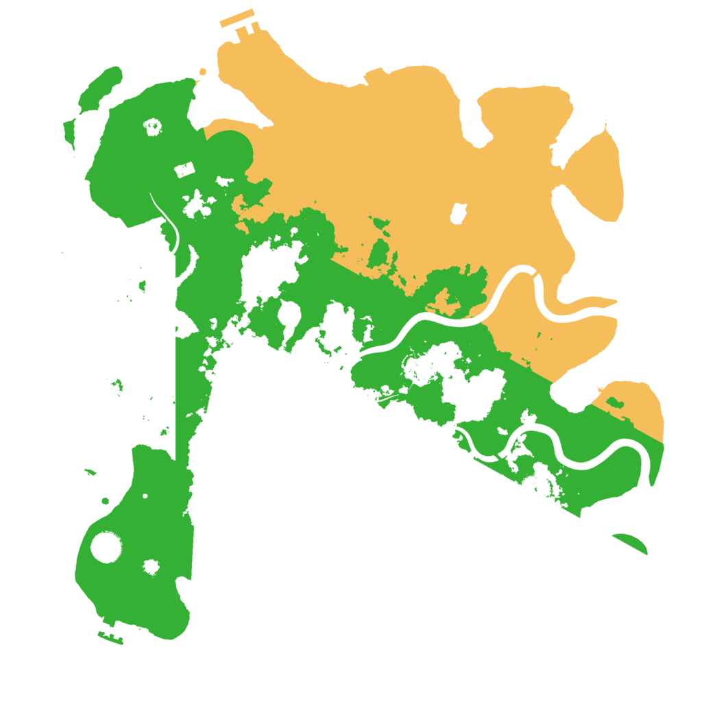 Biome Rust Map: Procedural Map, Size: 4000, Seed: 4869
