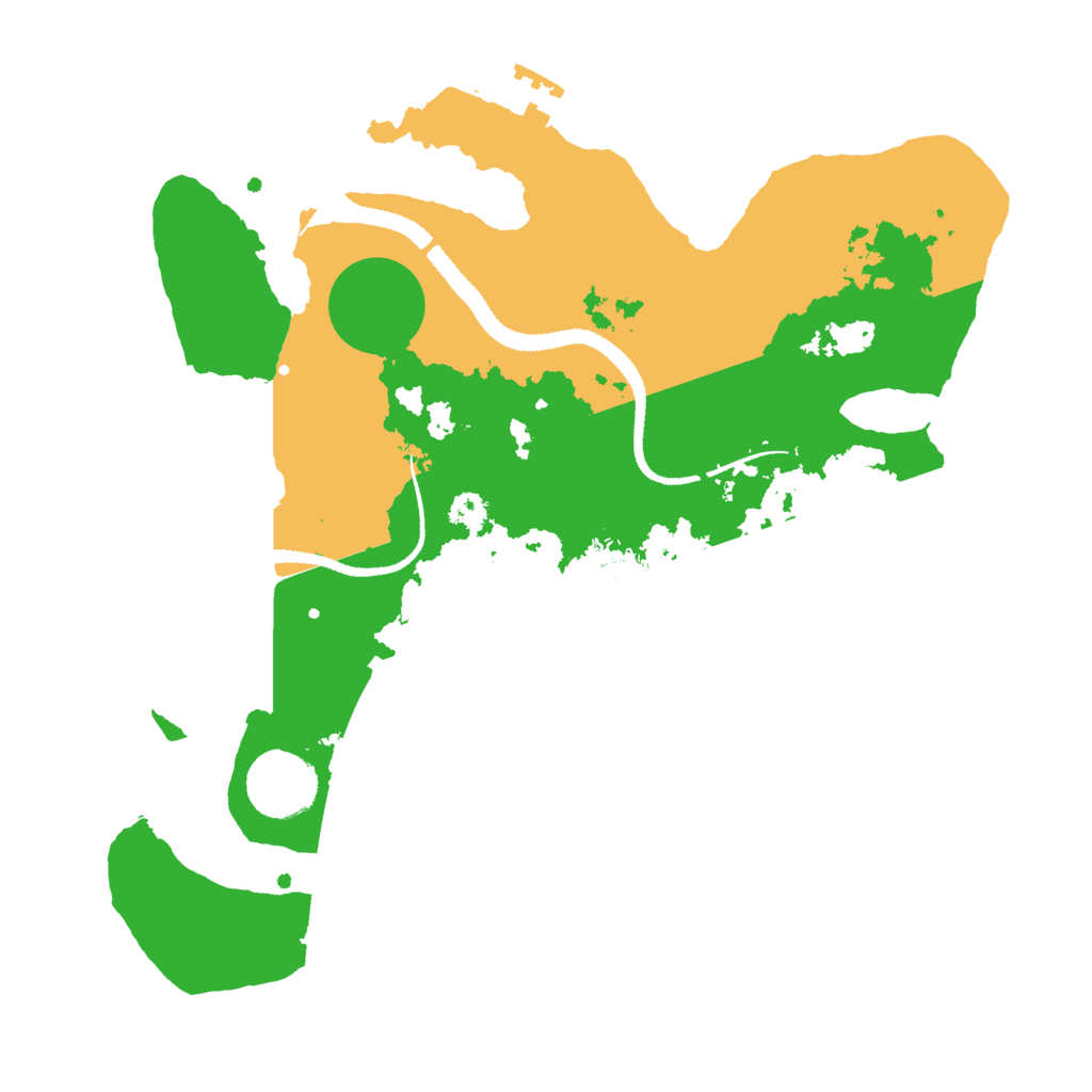 Biome Rust Map: Procedural Map, Size: 3000, Seed: 190929368