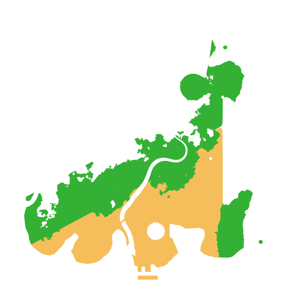 Biome Rust Map: Procedural Map, Size: 3000, Seed: 648994406
