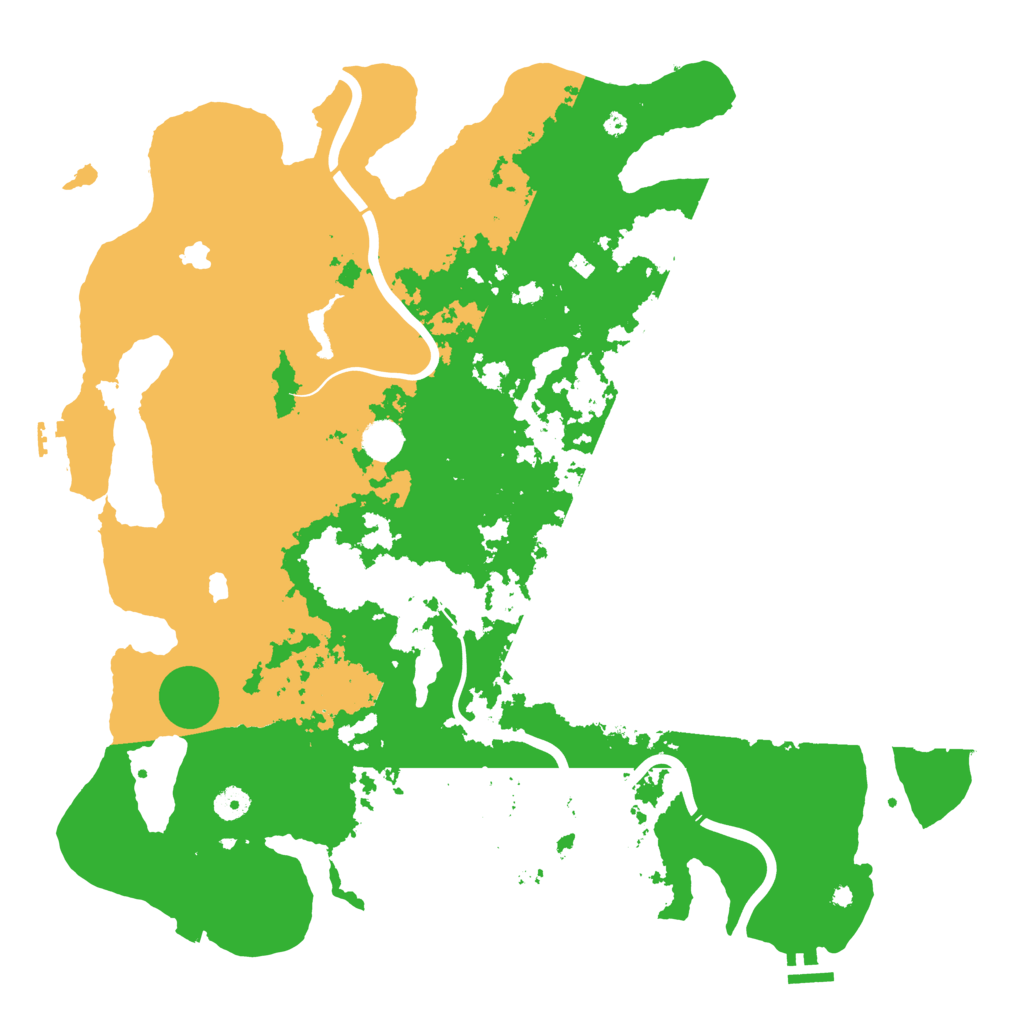 Biome Rust Map: Procedural Map, Size: 4500, Seed: 10901